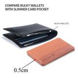 Universal Phone Card Holder With Bracket Multifunctional - Blue - Side View