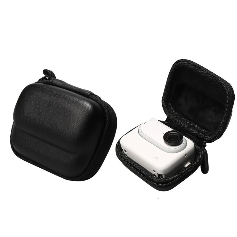 Portable Insta360 Go 3 Mini Body Bag with Carabiner - Gray