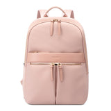 Waterproof 14-inch Laptop Backpack - Lightweight and Casual - Pink - Front View