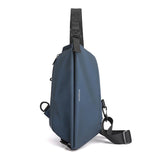 Men Casual Shoulder Bag Chest Pack For On The Go Convenience - Black