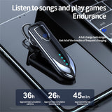 Business Style Bluetooth 5.0 Earphone with Touch Switch - Silver