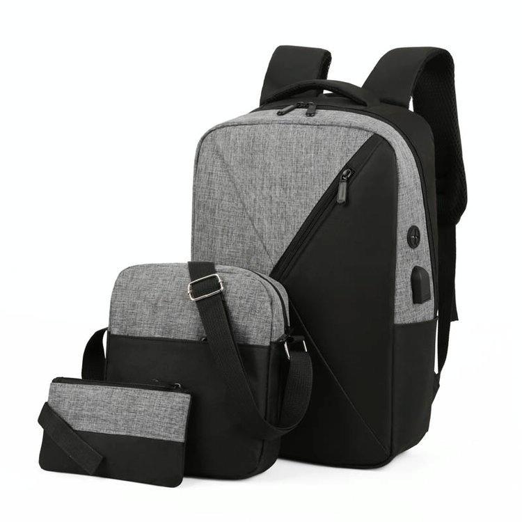 Versatile 3-in-1 Usb Business Bag - Compact and Functional - Black