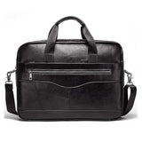 Retro Leather Messenger Bag For Men - Brown