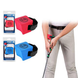Improve Golf Posture with Putter Wrist Fixer Set - Blue - Side View