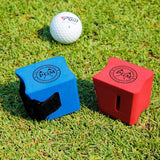 Improve Golf Posture with Putter Wrist Fixer Set - Blue - Top-Down View