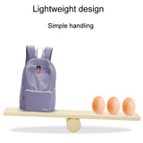 Foldable Sports Backpack For Mountaineering - Black - 45-Degree Angle