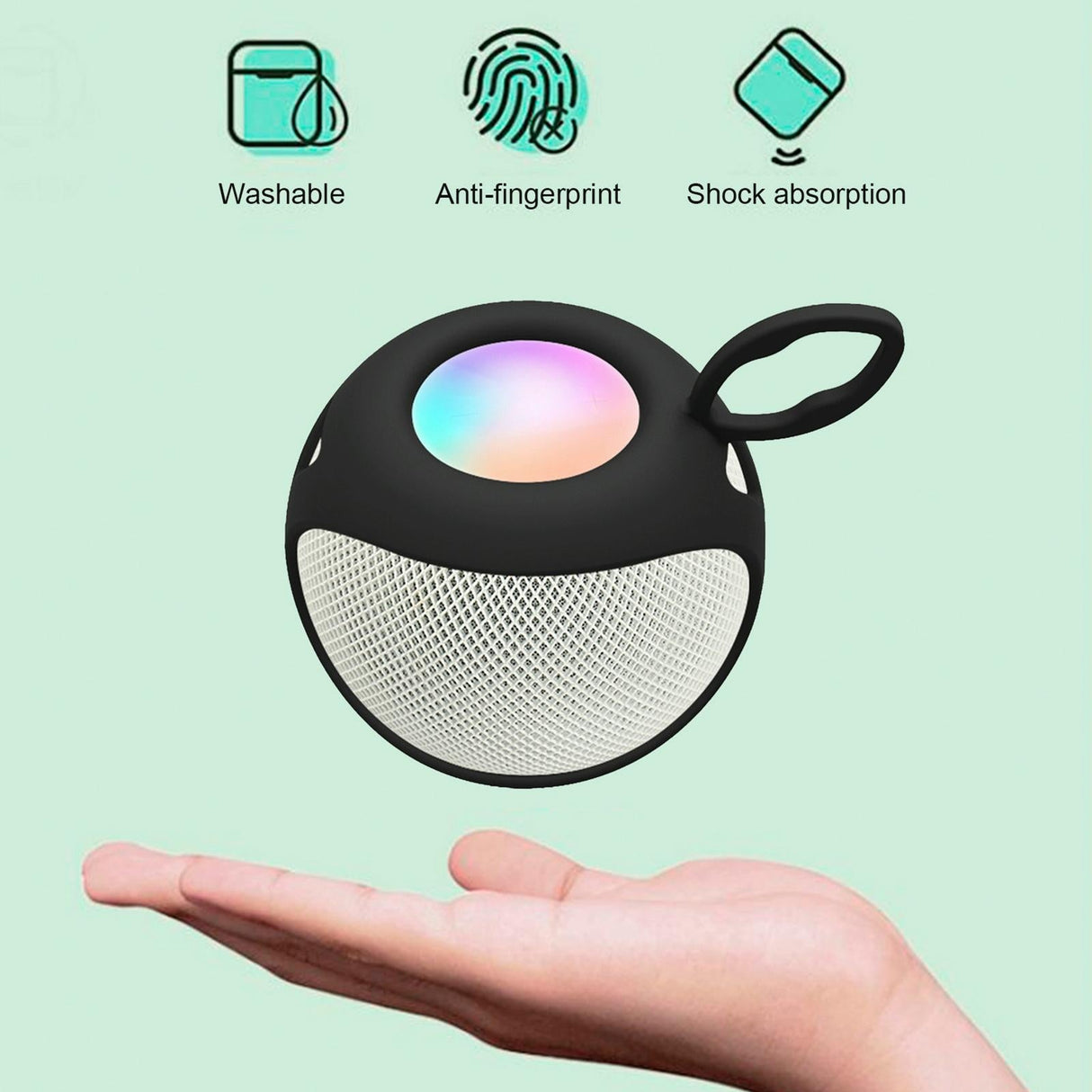 Soft Silicone Protective Cover for Apple Homepod Mini Speaker - Red