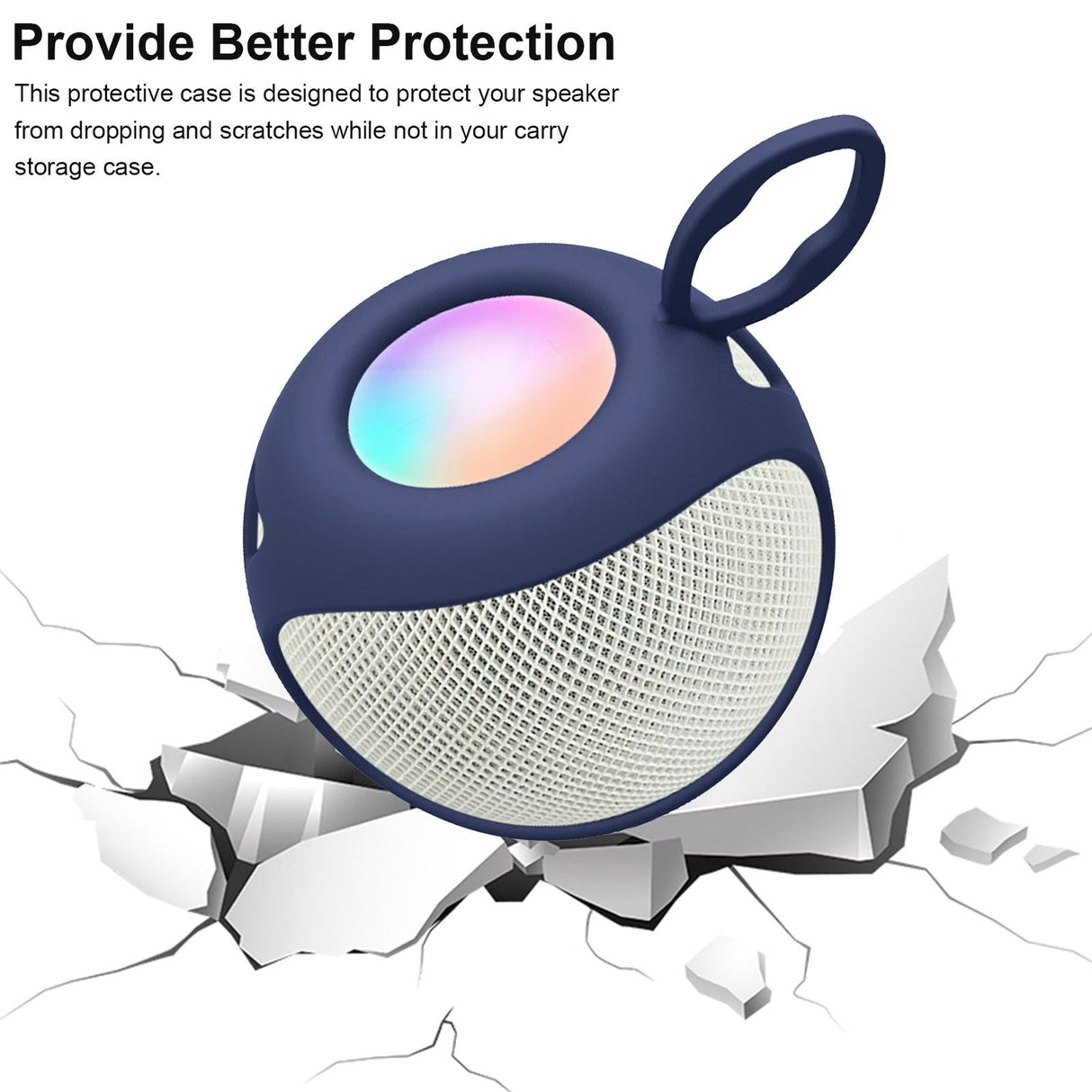 Soft Silicone Protective Cover for Apple Homepod Mini Speaker - Red