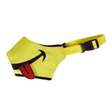 Cartoon Dog Mouth Cover Anti-Bite Nylon Dog Mask - Size L - Pink - S - Front View