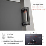 Adjustable Desktop Stand for 17-32 and 12-17 Monitors - Aluminum - Silver - Extra Image