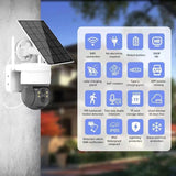 Wireless Solar Camera - 2Mp Hd Ip66 Waterproof - Black - Extra Image
