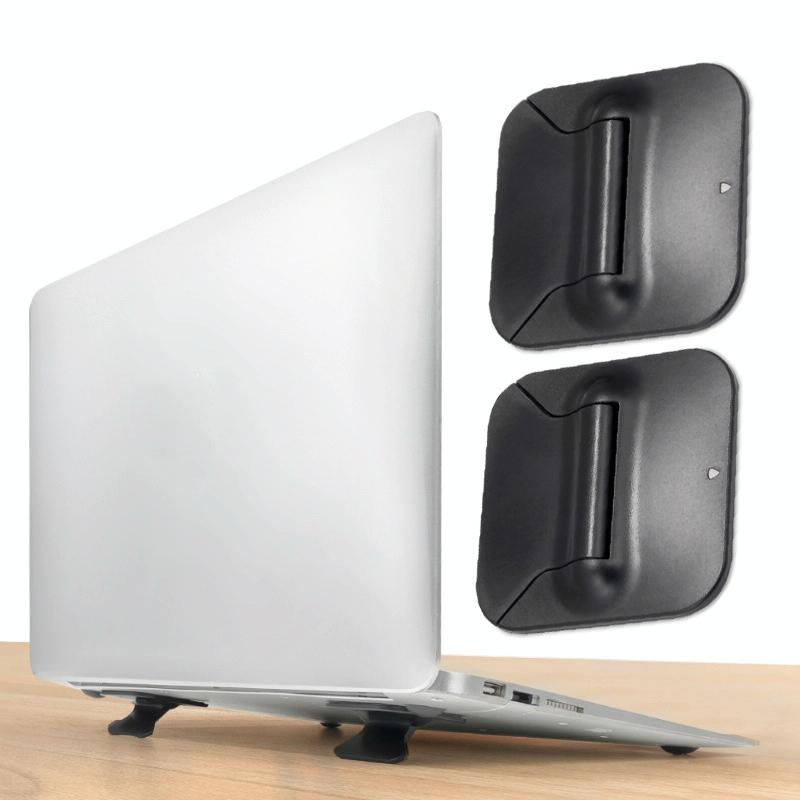 Foldable Laptop Stand - Portable and Compact - Black