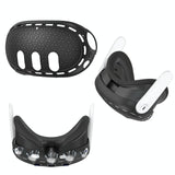 Silicone Vr Host Case for Meta Quest 3 - Fits All Sizes - White