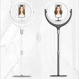 12 Inch Desktop Fill Light Beauty Bracket for Landing Headlights - Black - Extra Image