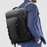 Large Capacity Business Backpack For Men - Gray - Side View