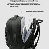 Large Capacity Business Backpack For Men - Gray