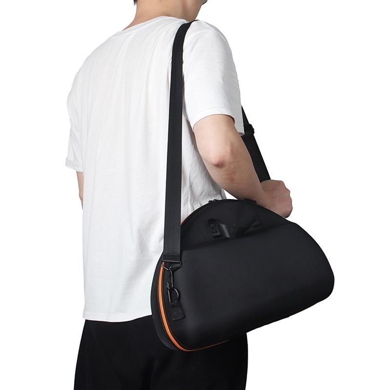 Outdoor Portable Speaker Protection Bag for Harman Kardon Go & Play3 - Black Orange