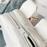 Lightweight Cartoon Crossbody Bag For Students - Purple - Close-Up Angle