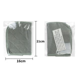 Small Home Bread Maker Dust Cover - Polyester Material - Dark Brown - Top-Down View