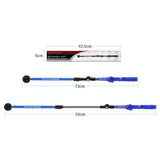 Adjustable Golf Swing Trainer for Beginners - Foldable & Corrective - Blue - Low Angle