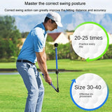 Adjustable Golf Swing Trainer for Beginners - Foldable & Corrective - Blue - Extra Image