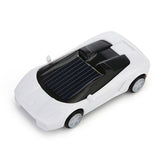 3-piece Solar Mini Car Racer Toy for Kids - Powered by the Sun - Red