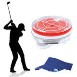 Magnetic Golf Cap Clip with Ball Marker - Mk011 - Blue - 45-Degree Angle