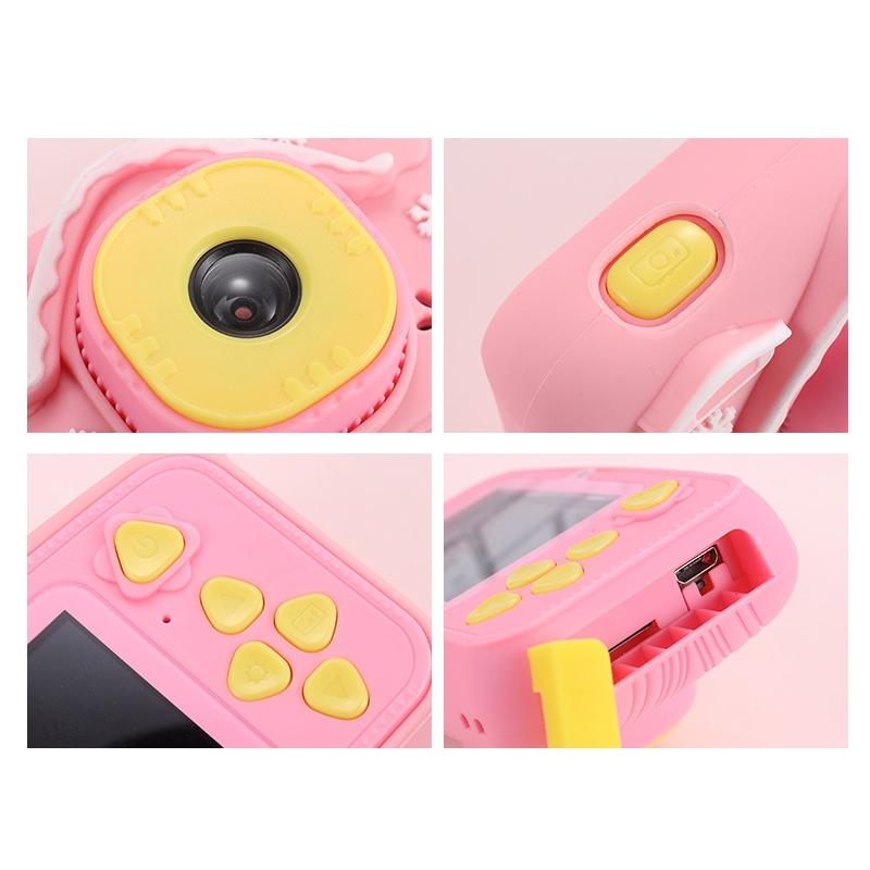 Mini Children Camera with 2.0 Hd Screen - V8 Digital Toy Camera - Blue