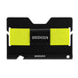 Multi Function Aluminum Card Holder For Men & Women Elastic Band Wallet - Yellow