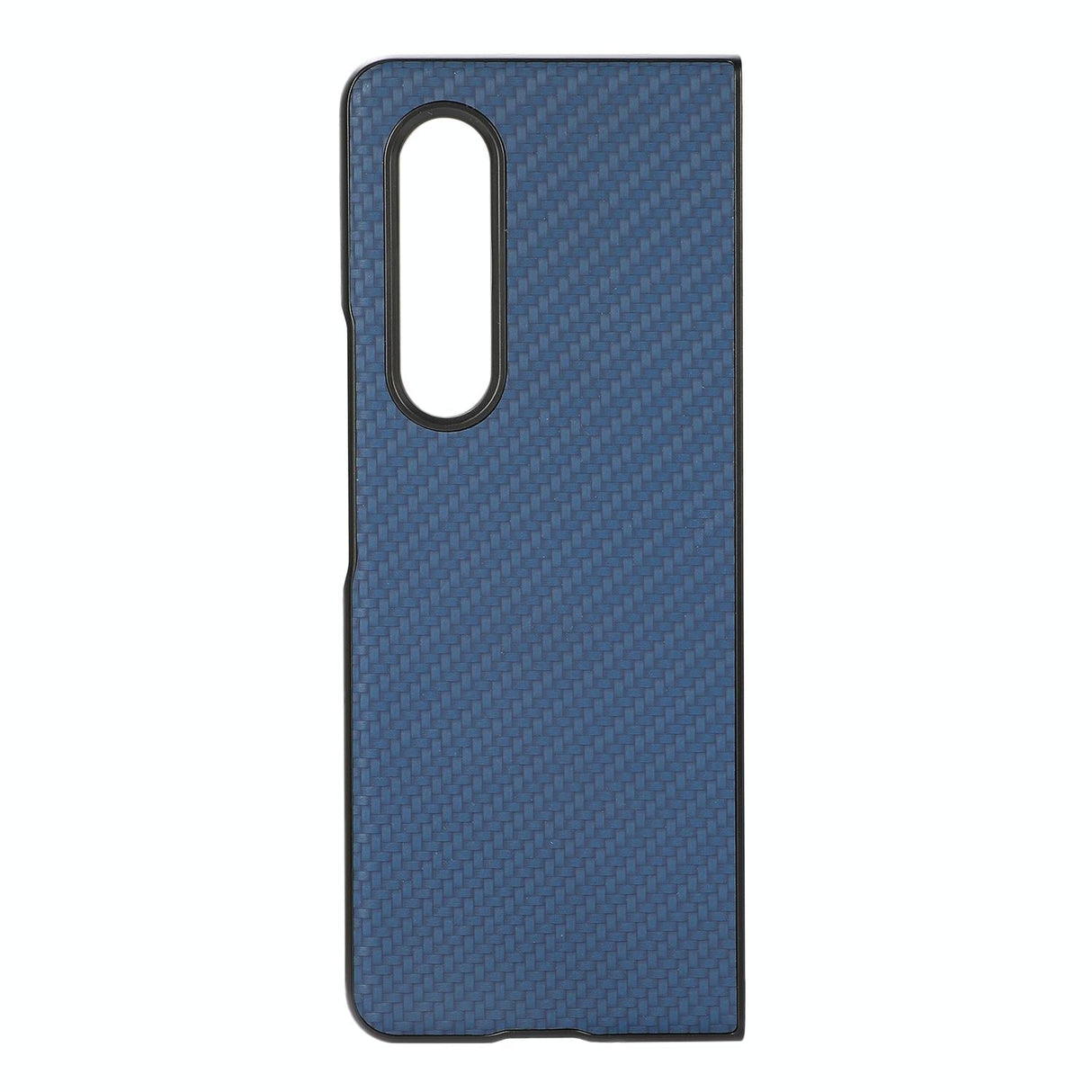 For Samsung Galaxy z Fold4 5G Carbon Fiber Texture Leather Phone Case - Pu Material - Red