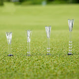30 Adjustable Golf Tees with 83mm Height Limit - Set of 30 - Orange - Extra Image