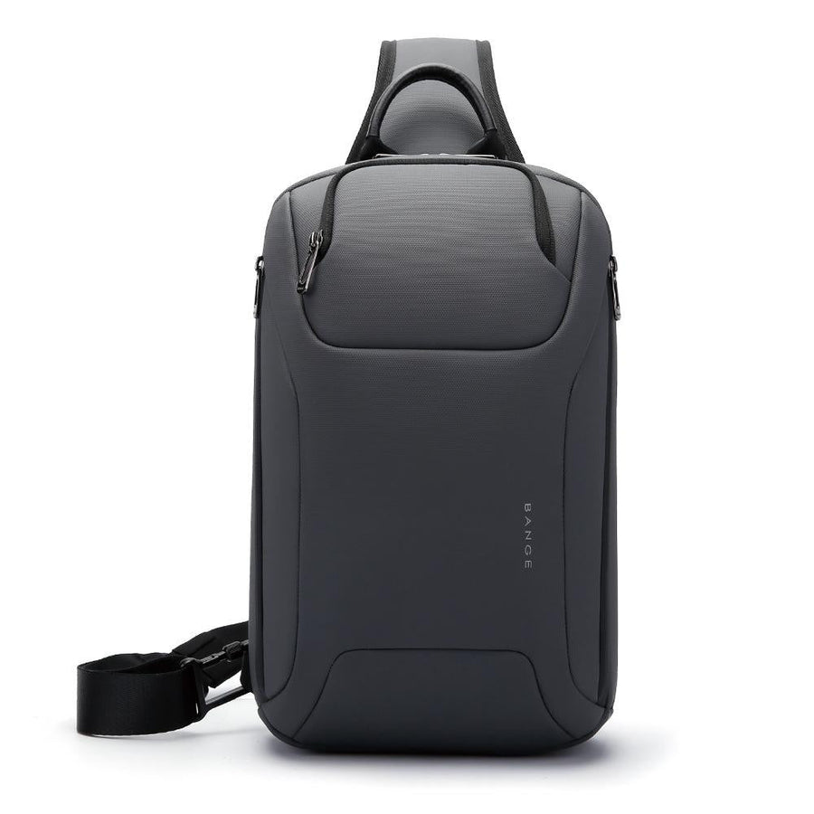 Men Chest Bag Business Shoulder Crossbody Bag - Blue