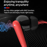 Wireless Noise-cancelling Bluetooth Earbuds - Music Cube - White