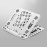 Adjustable Laptop Cooling Stand - Foldable Design - White - Extra Image