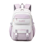 Versatile 15.6 Backpack for School & Work - Casual Design - Blue And White