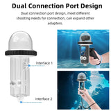 Waterproof Diving Housing for Dji Pocket 3 - 40m Depth - Black Handle - Extra Image