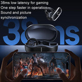 Wireless Bone Conduction Earphones - Openbuds Clip-on for Sports - White - Extra Image