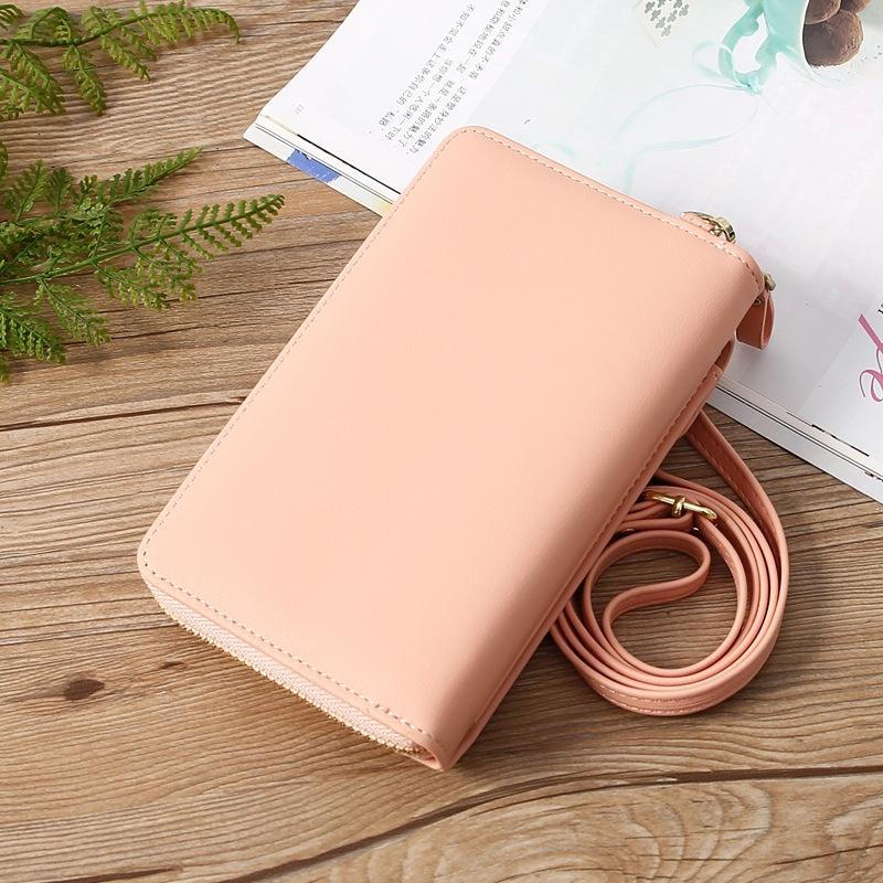 Floral Multi Card Crossbody Bag For Women - Blue