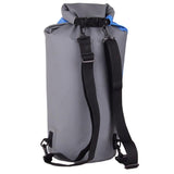 Waterproof Outdoor Rafting Backpack Inflatable Swimming Tote Bag For River Tracing And More - Yellow Black - 45-Degree Angle