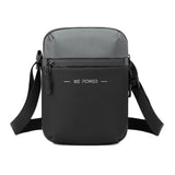 Simple Men Crossbody Bag Business Casual Shoulder Sling For Everyday Use - Grey
