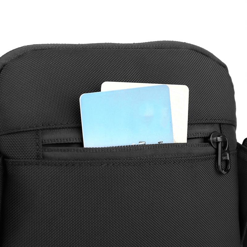 Simple Men Crossbody Bag Business Casual Shoulder Sling For Everyday Use - Grey