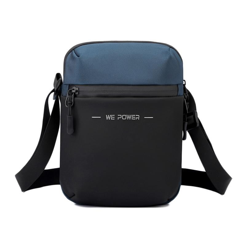 Simple Men Crossbody Bag Business Casual Shoulder Sling For Everyday Use - Grey