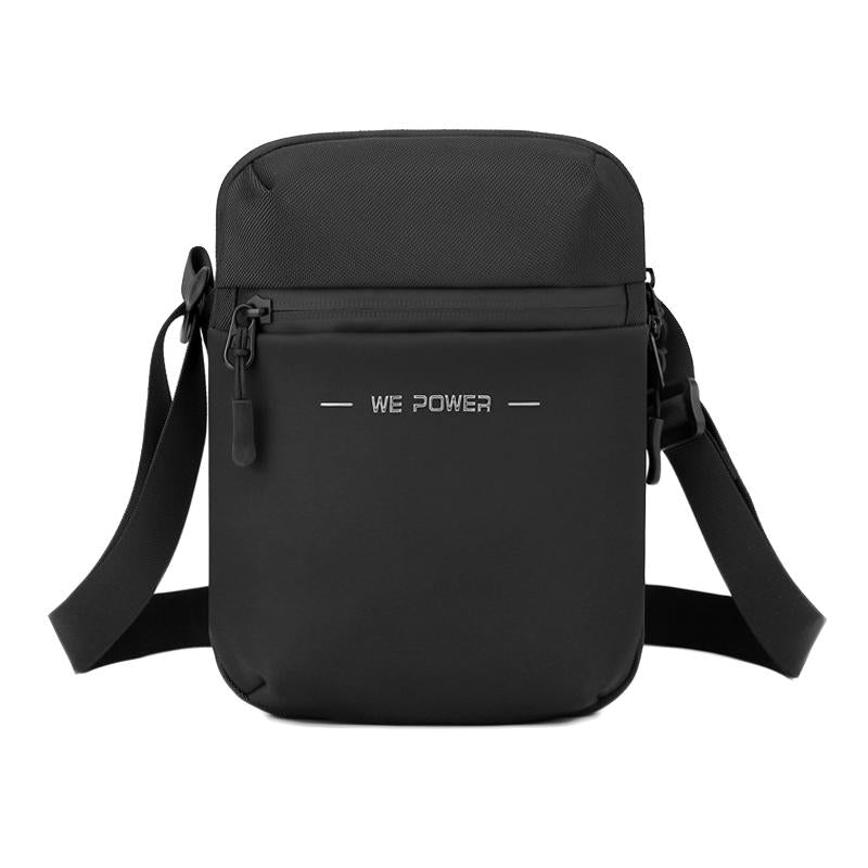 Simple Men Crossbody Bag Business Casual Shoulder Sling For Everyday Use - Grey