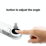 Portable Laptop and Tablet Stand - Foldable - White - Close-Up Angle