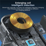 Intelligent Wireless Car Vent Charger - 66w High Power - Tarnish - Rear View