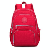 Versatile Teen Backpack for School & Travel - 27x13x37cm - Red