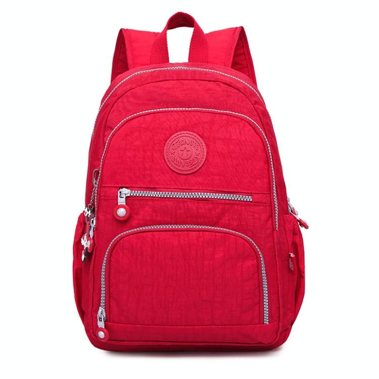 Versatile Teen Backpack for School & Travel - 27x13x37cm - Red