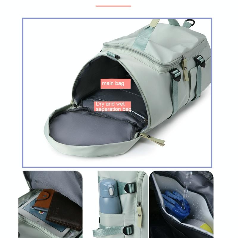 Sports Travel Backpack - Compact and Durable - Black