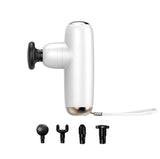 Compact Multi-Gear Fascial Massager For Home Use - White - Extra Image