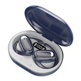 Adjustable Wireless Bluetooth Earphones with Noise Reduction - T35 Ows - White - Front View